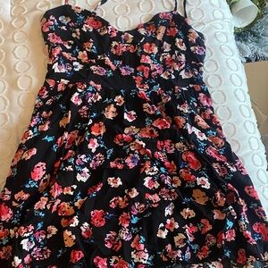 Express Multicolor Floral Dress
